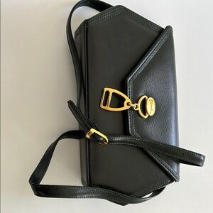 Fashion green leather bag